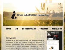 Tablet Screenshot of gruposanbernardino.com